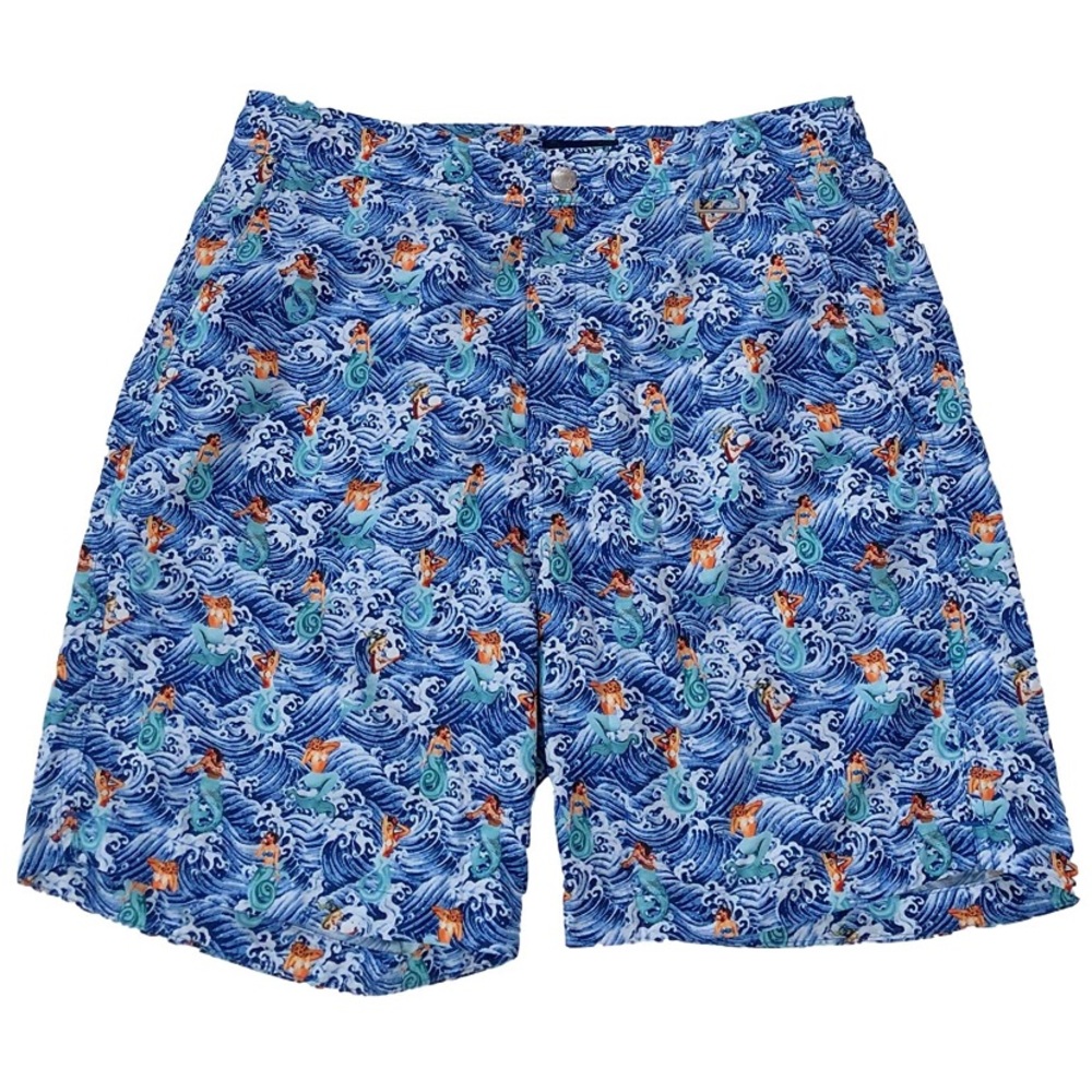 PETER MILLAR Mermaid Print Swim Trunk Gemma XXL